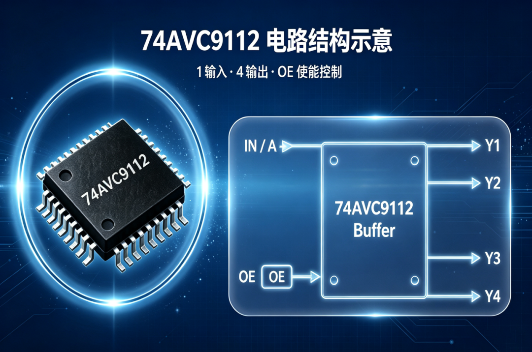 新品发布｜HTC74AVC9112时钟缓冲器